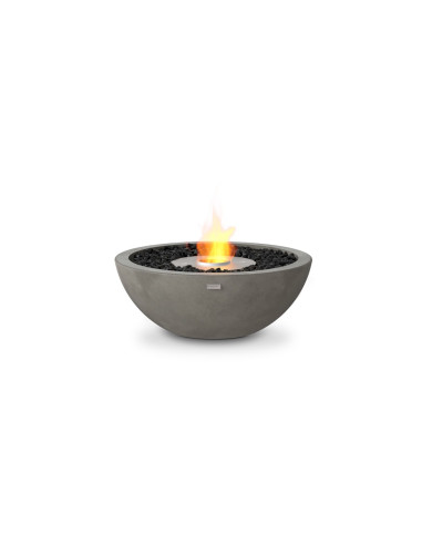 Cheminée portable brasero MIX600 Naturel Brûleur BioEthanol inox - EcoSmart Fire