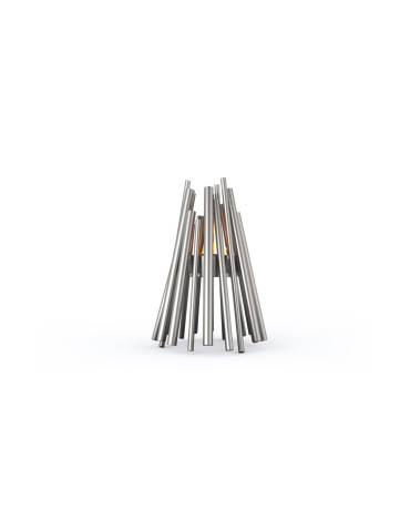 Cheminée portable STIX à 3 dans un salon - Brasero EcoSmart Fire 2