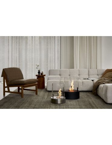 Cheminée brasero design T-Lite 8 INOX Brûleur BioEthanol inox- EcoSmart Fire 2