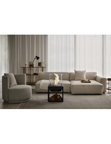 Cheminée brasero interieur design POP 8L Brûleur BioEthanol inox ou noir - EcoSmart Fire