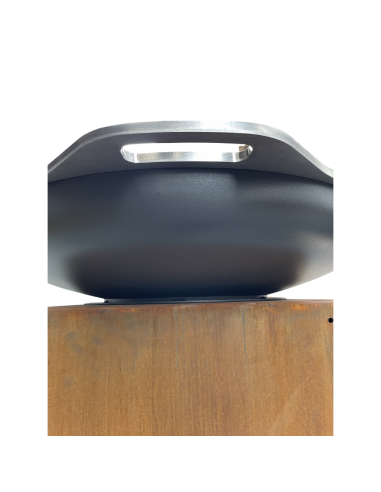 Round corten brasero of Ø 800 mm on...