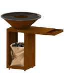 Mini tiroir B.B.O Cognac pour brasero Ø 58 & Ø 68 cm - Oyat