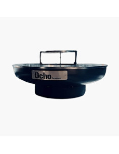 Brasero rond Ø 72 cm à poser - Noir - Ocho Brasero