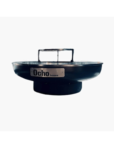 Brasero rond Ø 72 cm à poser - Noir - Ocho Brasero