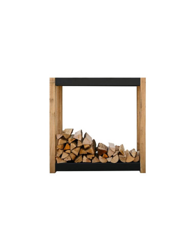 Meuble range bois - Noir - Cremagliera petit - Quoco