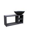 Pack brasero rond Ø 94 cm sur table - Noir - Tavolo - Large - Quoco