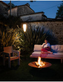 Bol à Feu Ø 120 cm - Acier Corten - Bonne Anse - Oyat