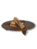 Bol à Feu Ø 120 cm - Acier Corten - Bonne Anse - Oyat