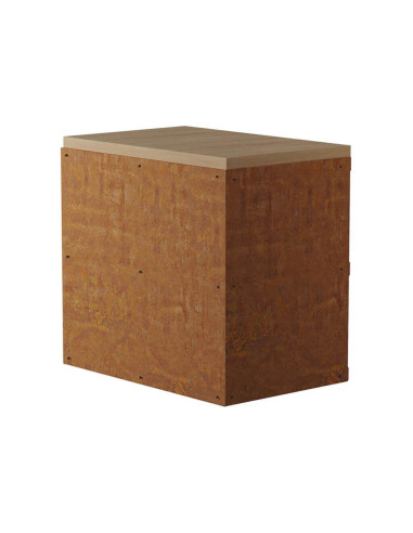 Desserte de travail - Acier corten - Firten
