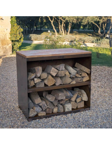 Desserte de travail - Acier corten - Firten