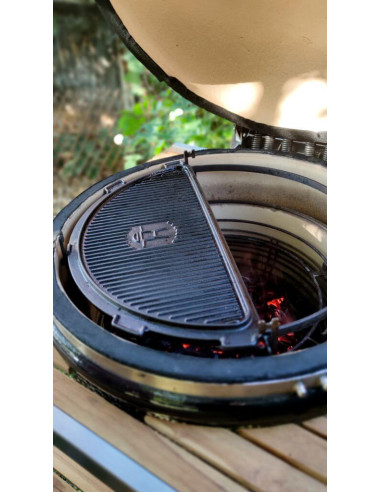 Cocotte demi-lune en fonte pour Kamado Classic 2.0 - Monolith
