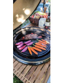 Cocotte demi-lune en fonte pour Kamado Classic 2.0 - Monolith