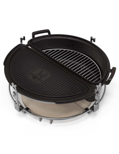 Cocotte demi-lune en fonte pour Kamado Classic 2.0 - Monolith