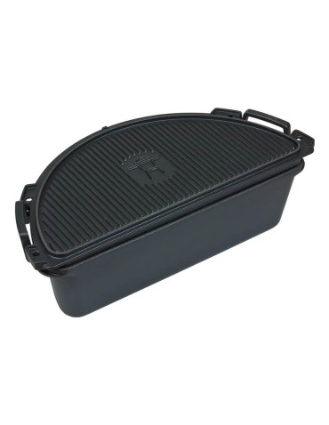 Cocotte demi-lune en fonte pour Kamado LeChef 2.0 - Monolith 2