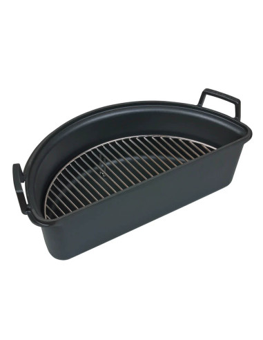 Cocotte demi-lune en fonte pour Kamado LeChef 2.0 - Monolith