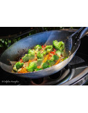 Support pour wok en acier pour Kamado LeChef 2.0 - Monolith