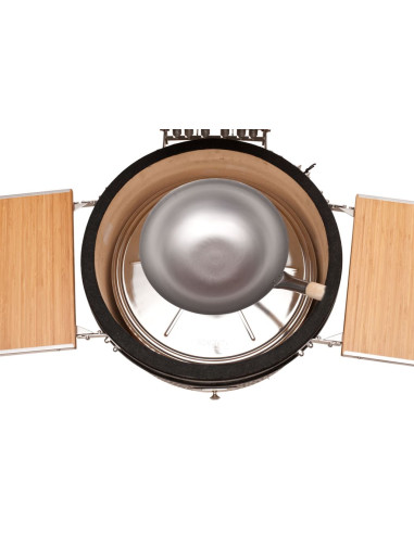 Support pour wok en acier pour Kamado LeChef 2.0 - Monolith