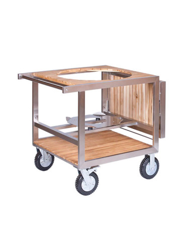 Chariot en bois Buggy pour Kamado LeChef 2.0 - Monolith 2
