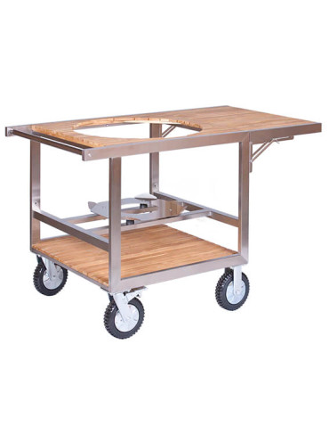 Chariot en bois Buggy pour Kamado LeChef 2.0 - Monolith