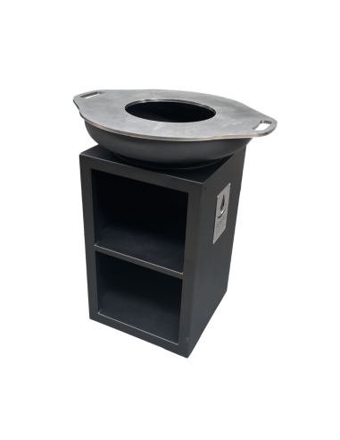 Brasero barbecue plancha rond acier...