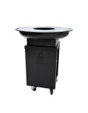 La p'tite Huguette - Brasero Plancha & Barbecue 75 cm - Noir - V2